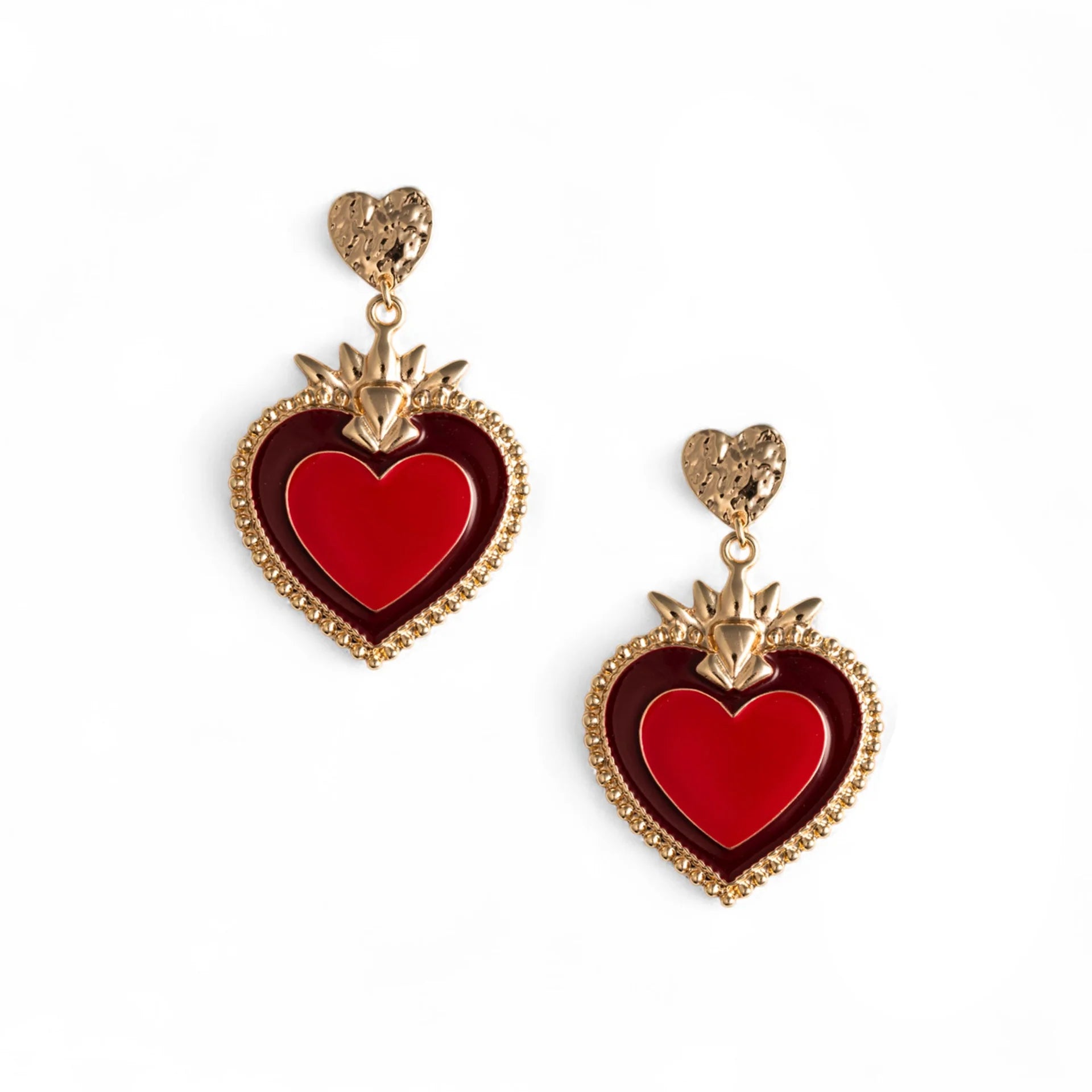 Orecchini Cuore Sacro